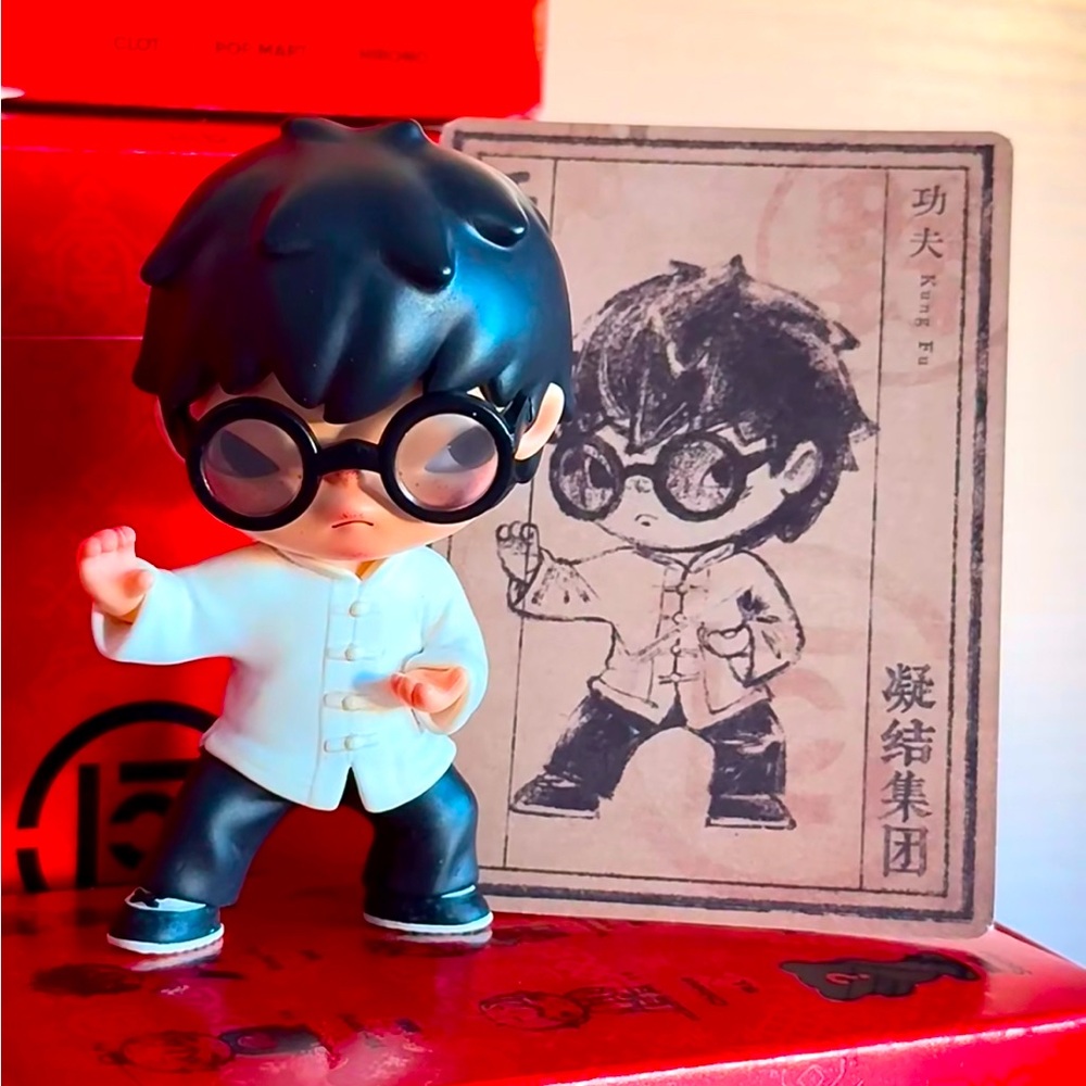Pop Mart Hirono Clot Series Figures Kungfu